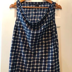 Silk sleeveless blouse